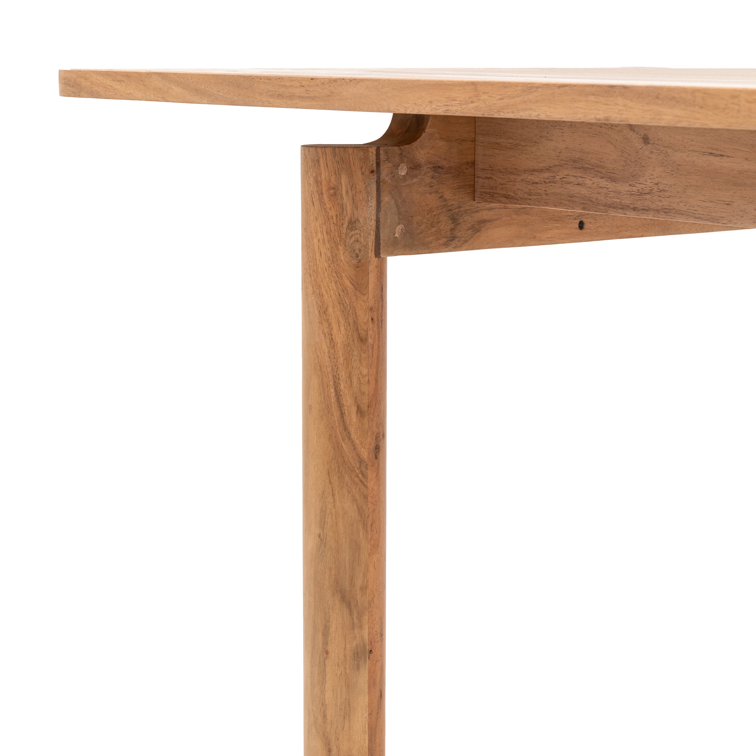 Wilmotte Natural Acacia Wood Dining Table | 6-8 Seater